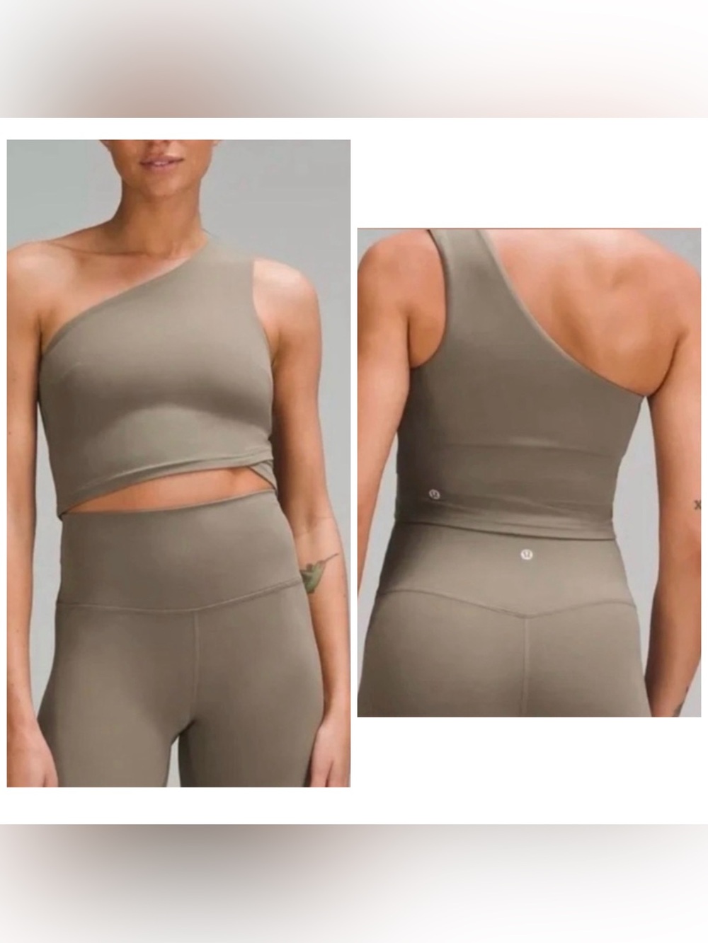 Lululemon Asymmetrical Align Top in Nomad size 8